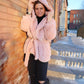 Calling All Angels Coat - Blush