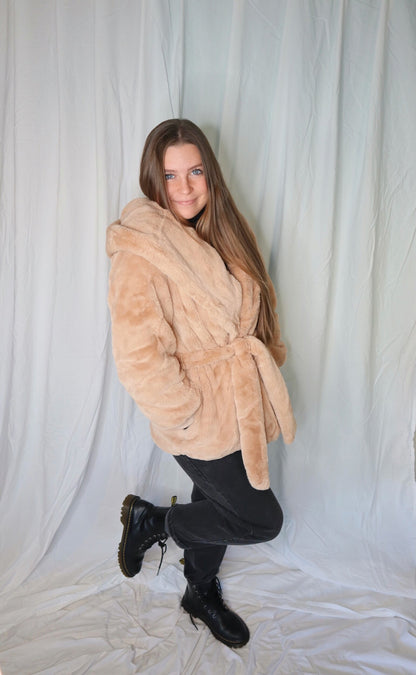 Calling All Angels Coat - Sand