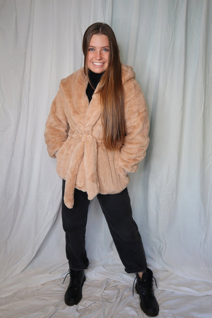 Calling All Angels Coat - Sand