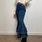 Many Layers Ruffle Jeans
