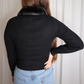 Belle Fur Trim Sweater